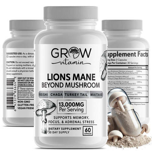 Organic lion mane mushroom - organic, lion's