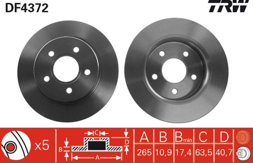 Set freni disco - freni, df4372