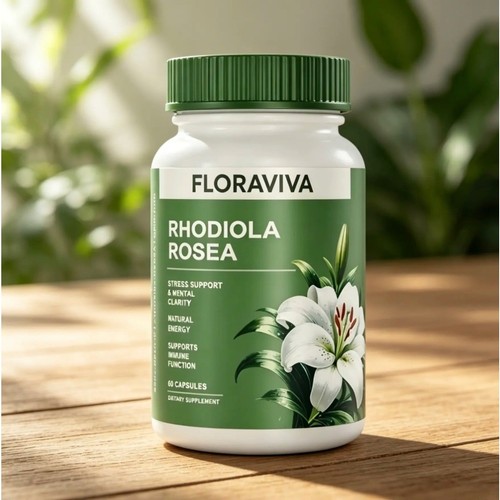 Floraviva rhodiola rosea 500mg - rhodiola,