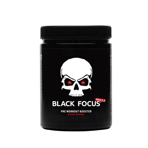 Black focus pre workout - black,