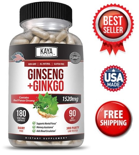 Ginkgo biloba ginseng - +,